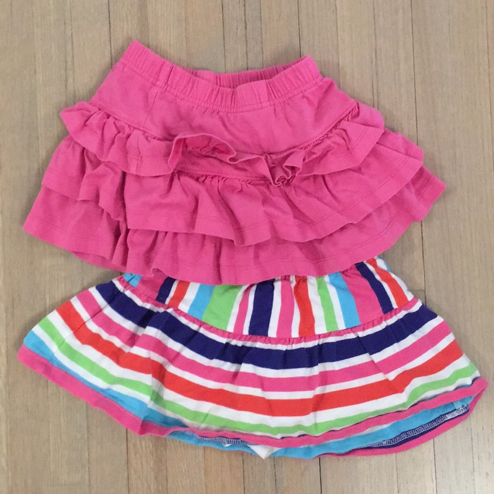 2 ruffle Hanna Anderson play skirts